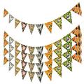 5 Pcs Pull The Flag Paper Flags Decor Animal Triangle Banner Party Decorations Dog Birthday Supplies