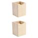 2 Pcs Toothbrush Holders Gifts Pencils Stand Holder Wood Container Pencil Holder Pen Holder Wooden Office Child
