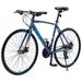 24 Speed Hybrid bike Disc Brake 700C Road Bike For men women s City Bicycle