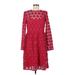 Donna Morgan Cocktail Dress: Red Dresses - Women's Size 6