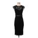 Bisou Bisou Casual Dress - Sheath: Black Dresses - Women's Size 2