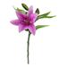 Xchenda Artificial flowers Artificial Lily-flowers With 1 Full-bloom Flower Heads And 2 Buds Wedding Party Office Home Decor