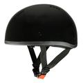 Milwaukee Performance Helmets MPH9851N Novelty Classic Glossy Black Half Helmet with Drop Down Visor X-Small