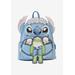 Women's Loungefly X Disney Stitch Springtime Mini Backpack by Loungefly in Blue