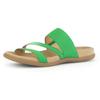 Pantolette GABOR, Damen, Gr. 38, grün, Textil, unifarben, sportlich, Schuhe, Keilabsatz, Sommerschuh, Schlappen in sommerlicher Farbpalette