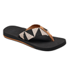Sandale REEF "REEF SPRING WOVEN", Gr. 38,5, braun (pebble), Synthetik, sportlich, Schuhe