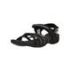 Sandale CRUZ "Aarhus" Gr. 37, schwarz (schwarz, schwarz) Damen Schuhe Sandalen