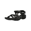 Sandale CRUZ "Aarhus", Damen, Gr. 38, schwarz (schwarz, schwarz), Polyurethane, casual, Schuhe, mit praktischem Klettverschluss