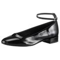 Ballerina TAMARIS Gr. 36, schwarz (schwarz, lack) Damen Schuhe Ballerinas