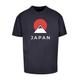T-Shirt MERCHCODE "Merchcode Herren Japan X Heavy Oversize Tee-BY102" Gr. XL, blau (navy) Herren Shirts T-Shirts