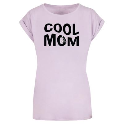 T-Shirt MERCHCODE "Merchcode Damen Ladies Mothers Day - Cool mom T-Shirt" Gr. M, lila (lilac) Herren Shirts