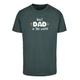T-Shirt MERCHCODE "Merchcode Herren Fathers Day - Best Dad In The World T-Shirt" Gr. 4XL, grün (bottlegreen) Herren Shirts T-Shirts