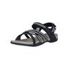 Sandale CRUZ "Aarhus", Damen, Gr. 37, blau (dunkelblau, weiß), Polyurethane, casual, Schuhe, mit praktischem Klettverschluss