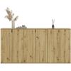 Garderoben-Set INOSIGN "Trondheim, Breite 183 cm, best. aus 3 Kommoden, 6 Türen, 18 Fächer", braun (nox oak nachbildung), B:183cm H:99cm T:34cm, Holzwerkstoff, Kastenmöbel-Sets, Kommode, Sideboard, Kommodenkombination, Kommoden Set