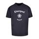 T-Shirt MERCHCODE "Merchcode Herren Liverpool X Heavy Oversize Tee-BY102" Gr. XL, blau (navy) Herren Shirts T-Shirts