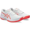 Tennisschuh ASICS "GEL-GAME 9" Gr. 37,5, white, sun coral Schuhe Sportschuhe