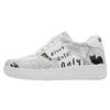 Sneaker DOGO "Dice Low-Top Sneaker Wonder Lola Bunny Damen Sneaker", Damen, Gr. 40, Normalschaft, schwarz (schwarz, weiß), Lederimitat, Schuhe, Handgefertigt
