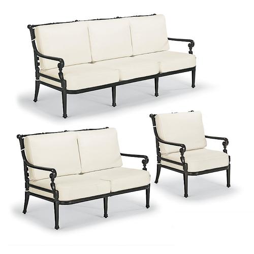 Carlisle Seating Replacement Cushions - Sofa, Quick Dry, Vista Boucle Glacier - Frontgate