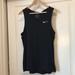 Nike Tops | Nike Dri Fit Black Stretch Tank Top Size Medium | Color: Black/White | Size: M