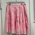 Lilly Pulitzer Skirts | Lilly Pulitzer Stargazer Lily Skirt - Euc - Size 6 | Color: Pink | Size: 6