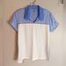 Adidas Tops | Adidas Climalite Womens Polo Colared Shirt Top Golf / Tennis Sz Large | Color: Blue/White | Size: L