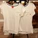 Nike Tops | Nwot 2 Women's Size Sp Nike White Short Sleeve Pocket Tee Shirts | Color: Red/White | Size: Sp
