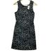 J. Crew Dresses | J. Crew Dress Xs Sleeveless Animal Print Jumper Fit And Flare Dress Nwt | Color: Black | Size: 0