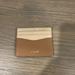 J. Crew Bags | J.Crew Womens Card Holder Wallet Bo922 Gold Tan Brown | Color: Gold/Tan | Size: Os