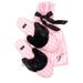 Victoria's Secret Shoes | New Victoria’s Secret Satin Stripe Slippers & Bag | Color: Black/Pink | Size: 7.5