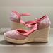 Coach Shoes | Coach Nwt Pink Raine Sig Espadrille Size 10 Women’s | Color: Pink | Size: 10