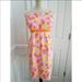 Lilly Pulitzer Dresses | Lilly Pulitzer Dress Sleeveless Fruits Pink | Color: Orange/Pink | Size: 10