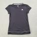 Adidas Tops | Adidas Tennis Top Womens Xs Black Climalite Shirt Active Short Sleeve | Color: Black | Size: Xs