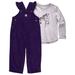 Carhartt Matching Sets | Carhartt Long-Sleeve T-Shirt And Corduroy Overalls 2-Piece Set For Toddlers 12m | Color: Purple | Size: 12-18mb