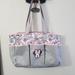 Disney Bags | Disney Minnie Diaper Bag Gray Pink Floral | Color: Gray/Pink | Size: Os