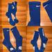 Nike Underwear & Socks | Men’s Nike Elite Crew Gym Socks. Blue W White. Large. Euc. Jock Gym Gear. | Color: Gray | Size: L