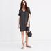 Madewell Dresses | Novel Striped V-Neck Shift Dress Madewell | Color: Black/White | Size: S