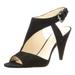 Nine West Shoes | Nine West Shapeup Black Suede Dress Sandal | Color: Black | Size: 8m