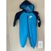 Nike One Pieces | 6 Months Nike Baby Boy Futura Long Sleeve Full Zip Hooded Coverall | Color: Blue | Size: 6mb