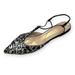 J. Crew Shoes | J Crew Collection Calf Hair T-Strap Flats Slip On Pointy Toe #E0024 Size 9.5 | Color: Black/White | Size: 9.5