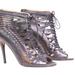 Nine West Shoes | Nine West Cage Sandal - High Heel Stiletto | Color: Black | Size: 10