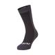 SEALSKINZ Unisex Waterproof Cold Weather Mid Length Sock - Black/Grey, X-Large