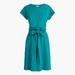 J. Crew Dresses | J. Crew Short-Sleeve Tie-Waist T-Shirt Dress Teal Green | Color: Blue/Green | Size: L