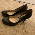 Nine West Shoes | Nine West Navy Pumps | Color: Blue/Brown | Size: 6