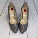 Nine West Shoes | Nine West Nw Wiseup Grey Leather Pump Shoe *New* | Color: Gray | Size: 10