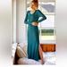 Anthropologie Intimates & Sleepwear | Anthropologie Bordeaux Slim V-Neck Maxi Dress Rib Knit Jersey Lounge Sleep New | Color: Green | Size: S