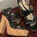 Nine West Shoes | Nine West “All Access” Platform Sandals - Black Very Lightly Worn Size 6 | Color: Black | Size: 6