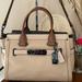 Coach Bags | Coach Swagger 27 Color Block Peddle & Smooth Leather Satchel/Crossbody Bag | Color: Cream/Tan | Size: 10.75lx8hx5d Approximate