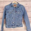 Levi's Jackets & Coats | Levi's Levi Strauss & Co Denim Jean Jacket Trucker Womens Size Xs | Color: Blue | Size: Xs