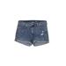 Old Navy Denim Shorts: Blue Solid Bottoms - Women's Size 16 - Dark Wash