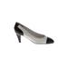 Bally Heels: Gray Solid Shoes - Women's Size 6 - Almond Toe
